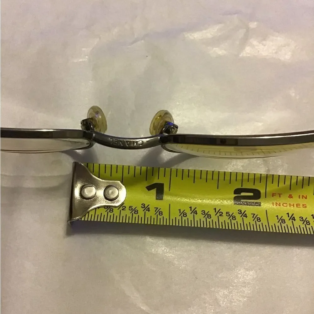 Chanel Silver Wire Frame Eyeglasses  108 5216 135